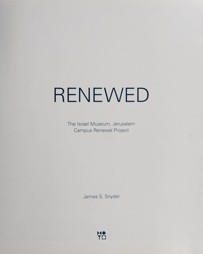 Cover for Renewed