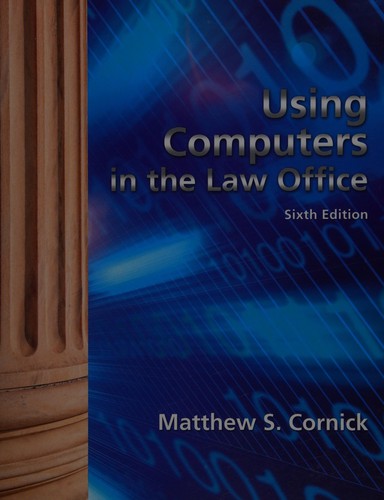 Cover for Using computers in the law office