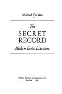 Cover for The secret record