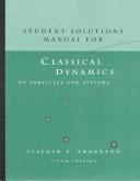 Cover for Classic Dynamics of Particles and Systems