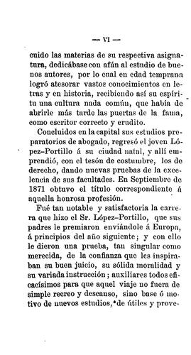 Cover for Obras del Lic. José López-portillo y Rojas