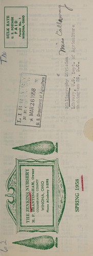 Cover for Spring 1958