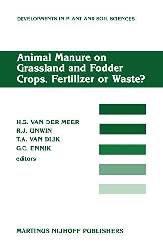 Cover for Animal Manure on Grassland and Fodder Crops. Fertilizer or Waste?