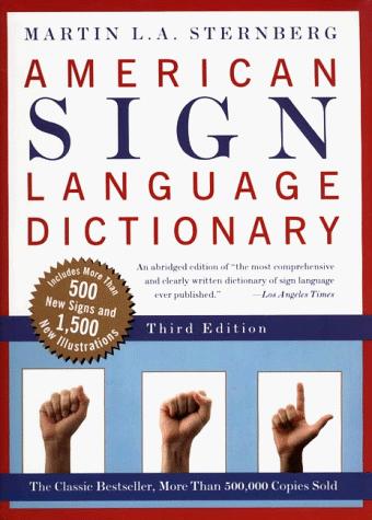Cover for American Sign Language dictionary