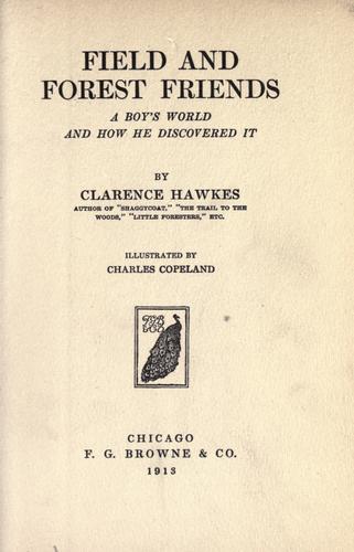 Cover for Field and forest friends