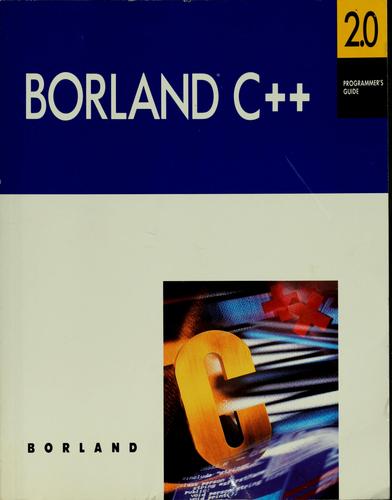 Cover for Borland C++