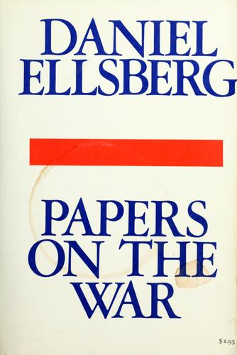 Cover for Papers on the War