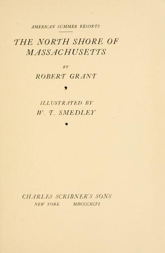 Cover for The north shore of Massachusetts
