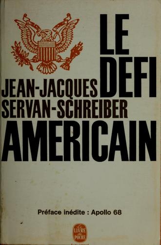 Cover for Le defi americain