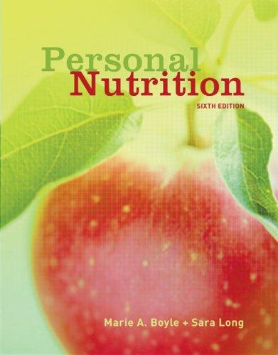 Cover for Personal Nutrition (with InfoTrac  1-Semester Printed Access Card)