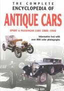 Cover for The Complete Encyclopedia of Antique Cars Sport and Passenger Cars 1886-1940