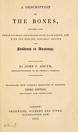 Cover for description of the bones