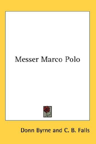Cover for Messer Marco Polo