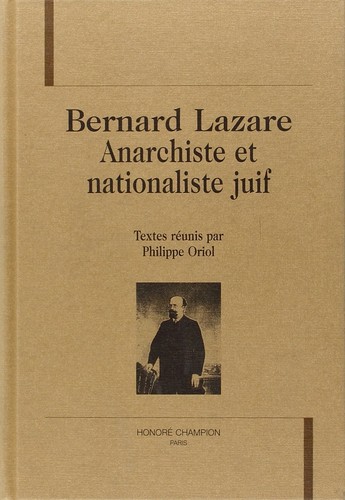 Cover for Bernard Lazare