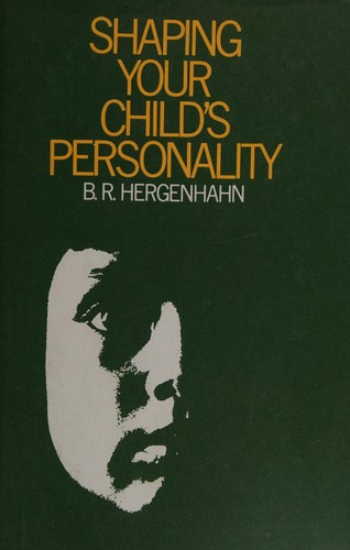 Cover for Shaping your child's personality