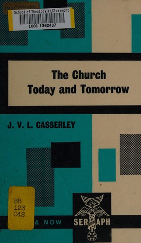 Cover for The Church today and tomorrow