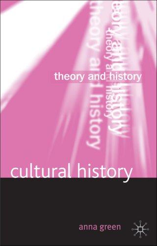 Cover for Cultural History (Theory and History)