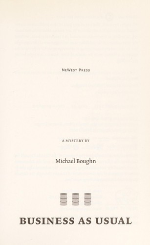 Cover for Business as usual