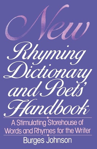 Cover for New rhyming dictionary and poet's handbook