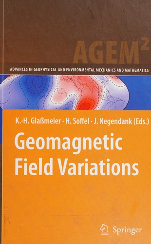 Cover for Geomagnetic field variations