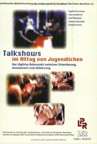 Cover for Talkshows im Alltag von Jugendlichen