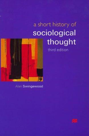 Cover for Short History of Sociological Thought