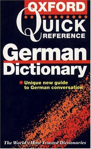 Cover for The Oxford Quick Reference German Dictionary