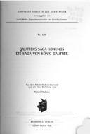 Cover for Gautreks saga konungs =