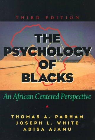 Cover for The psychology of Blacks