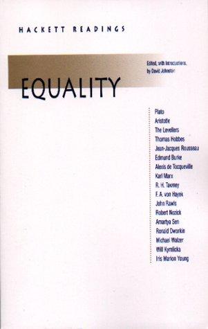Cover for Equality (Hackett Publishing Co.)