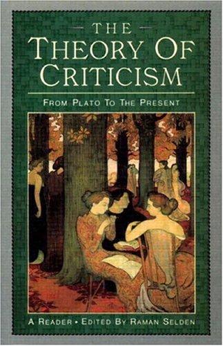 Cover for Theory of Criticism