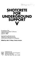 Cover for Shotcrete for Underground Support V