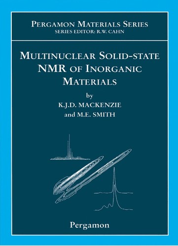 Cover for Multinuclear solid-state NMR of inorganic materials