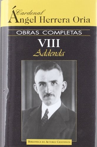 Cover for Obras completas de Ángel Herrera Oria. VIII