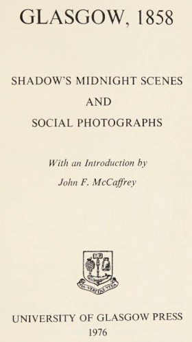 Cover for Glasgow, 1858