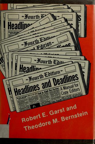 Cover for Headlines and deadlines