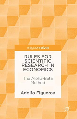 Cover for Rules for Scientific Research in Economics
