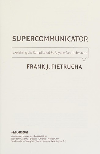 Cover for Supercommunicator
