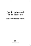 Cover for Per i cento anni di un maestro