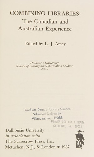 Cover for Combining libraries