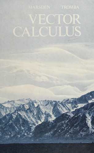 Cover for Vector calculus
