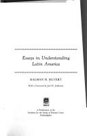 Cover for Essays in understanding Latin America