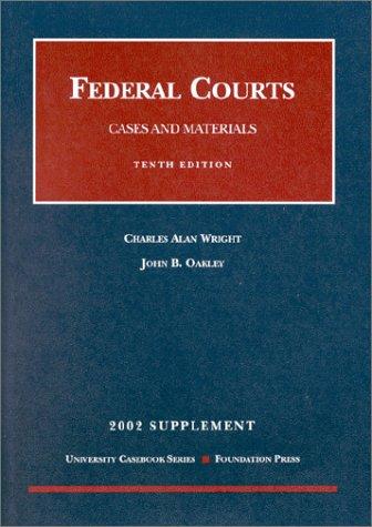 Cover for Supplement to Federal Courts