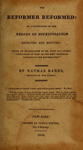 Cover for The reformer reformed