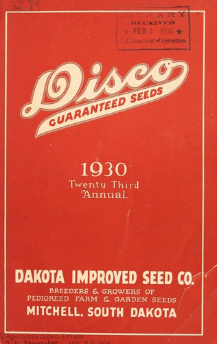 Cover for Disco guaranteed seeds