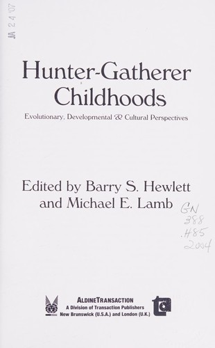 Cover for Hunter-gatherer childhoods