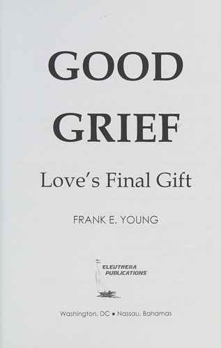 Cover for Good grief
