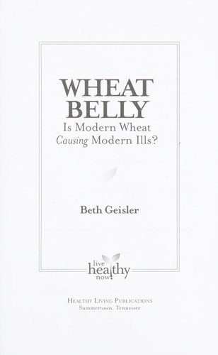 Cover for Wheat Belly