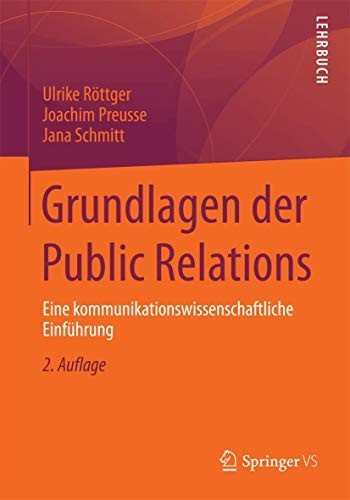 Cover for Grundlagen der Public Relations