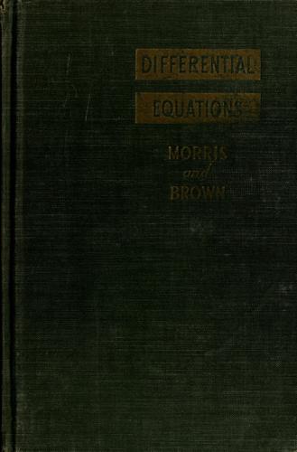 Cover for Differential equations